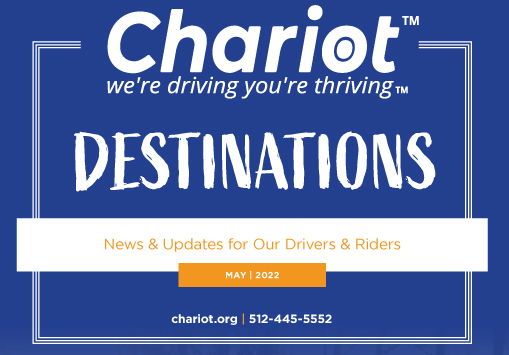 Chariot Newsletter: Destinations